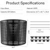 imageVIVOSUN 220 Gallon Outdoor Compost Bin Expandable Composter Easy to Setup ampamp Large Capacity for Backyard Lawn Black with Gloves220 Gallon