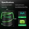 imageVIVOSUN 30Gallon Collapsible Trash Can Reusable PopUp Garden Bag with HardShell Bottom Leaf Scoops and Gloves Yard Waste Container for Lawn Care and Camping 2Pack47 Gallon 2Pack