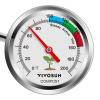 imageVIVOSUN Compost Thermometer 20 Inch Backyard Soil Thermometer with Stainless Steel Dial for Composting Bins Outdoor Gardening and Planting 0200F