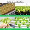 imageVIVOSUN 1 Inch Rockwool Cubes Grow Cubes for Hydroponics Cuttings Cloning Plant Propagation Seed Startling 2 Sheets 100 Plugs1100 Plugs