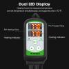 imageVIVOSUN 1500W Digital Temperature Controller 2Stage Outlet Thermostat Heating and Cooling Mode Thermostat with Dual LED Display for Homebrew Fermenter Greenhouse Terrarium 110240V 20A 1500W