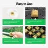 imageVIVOSUN 16quot Rockwool Cubes 112 Plugs Stonewool Starter Grow Cubes for Cuttings Cloning Plant Propagation Seed Starting Hydroponic Grow Media for Vigorous Plant Growth 4 Sheets of 112 Plugs16224 Plugs