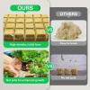 imageVIVOSUN 72 Rockwool Cubes ampamp Net Pots Set for Hydroponics 12 x 12 x 16 Cubes 72 Plugs ampamp 72 2 Net Cups for Hydroponic Growing SeedStarting Cloning Tower Gardens