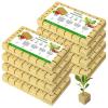 imageVIVOSUN 16quot Rockwool Cubes 112 Plugs Stonewool Starter Grow Cubes for Cuttings Cloning Plant Propagation Seed Starting Hydroponic Grow Media for Vigorous Plant Growth 4 Sheets of 112 Plugs16224 Plugs