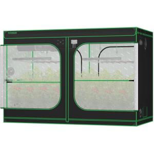 imageVIVOSUN P105 120quot60quot80quot PRO Grow Tent with Thick 1 inch Poles Strengthened High Reflective Mylar Oxford Fabric Extra Hanging Bars ampamp High CFM Kit for Hydroponics Indoor Plant for VSFD65002120x60x80