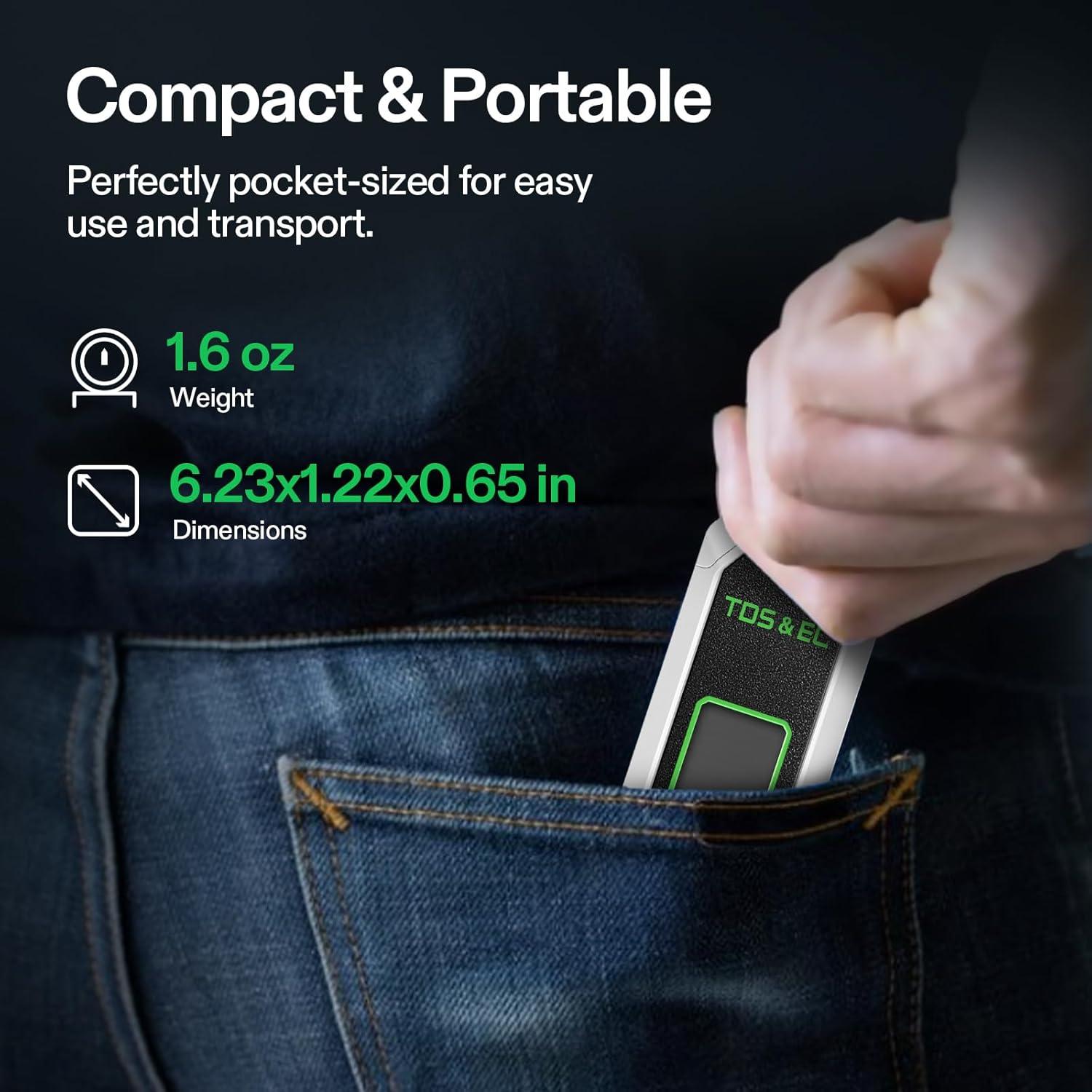 imageVIVOSUN TDS Tester 3in1 TDS EC ampamp Temperature Meter Ultrahigh Accuracy Digital Water Quality TDS Tester BlueWhite