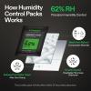 imageVIVOSUN 62 RH TwoWay Humidity Control Packs Size 8 g 10 Packs Each for Storing 1 oz Moisture Balancer with RH Indicator Card for Food Storage4g  10pcs