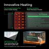 imageVIVOSUN Reptile Heating Pad 6x8 Inch with Thermostat Combo Under Tank Terrarium Heating Mat for Turtles Lizards Frogs and Other Reptiles8x18 Inch with Thermostat