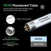 imageVIVOSUN T5 Grow Light Bulbs 2 Ft 22 Inches 24W 6500K HO Fluorescent Tubes Light Bulbs Cool White T5 Bulb for 22 Inches T5 Light Fixtures T5 Grow Lights for Indoor Plants 2 Ft 24W Pack of 54 Feet