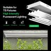 imageVIVOSUN T5 Grow Light Bulbs 2 Ft 22 Inches 24W 6500K HO Fluorescent Tubes Light Bulbs Cool White T5 Bulb for 22 Inches T5 Light Fixtures T5 Grow Lights for Indoor Plants 2 Ft 24W Pack of 54 Feet