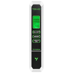 imageVIVOSUN TDS Tester 3in1 TDS EC ampamp Temperature Meter Ultrahigh Accuracy Digital Water Quality TDS Tester BlueWhite