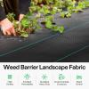 imageVIVOSUN Premium Weed Barrier Landscape Fabric Heavy Duty 3ftx250ft 5oz DoubleLayered Weed Control Mat with High Permeability Commercial Ground Cover Easy Set up ampamp Superior Weed Control450FT