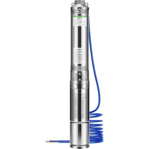 imageSubmersible Deep Well Pump 1HP 230V60Hz 33GPM 207ft Head Stainless Steel Water Pump with Additional Brass Check Valve and 30ft Power Cord for Irrigation Industrial ampamp Home Use