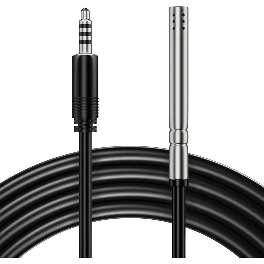 imageVIVOSUN Temperature ampamp Humidity Sensor Probe Waterproof Stainless Steel Environmental Monitoring Probe for GrowHub Controller E42E42A AeroLab THB1THB1S 12ft