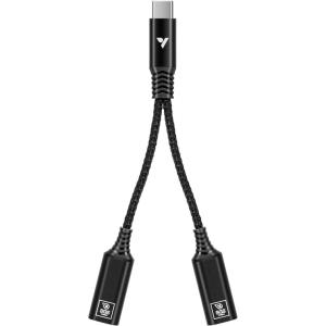 imageVIVOSUN USBC Splitter with 1 Male to 2 Female 2in1 Type C Splitter DaisyChain Adapter Dongle for GrowHub Controller E42A