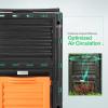 imageVIVOSUN Compost Bin 80Gallon 300L and Compost Thermometer 20 Inch Backyard Soil Thermometer with Stainless Steel Dial for Composting Bins Outdoor Gardening and Planting 0200F