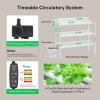 imageVIVOSUN Hydroponics Growing System 90 Plant Sites and 16quot Rockwool Cubes 112 Plugs Stonewool Starter Grow Cubes for Cuttings Cloning Plant Propagation Seed Starting
