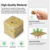 imageVIVOSUN Hydroponics Growing System 90 Plant Sites and 16quot Rockwool Cubes 112 Plugs Stonewool Starter Grow Cubes for Cuttings Cloning Plant Propagation Seed Starting