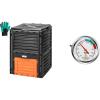 imageVIVOSUN Compost Bin 80Gallon 300L and Compost Thermometer 20 Inch Backyard Soil Thermometer with Stainless Steel Dial for Composting Bins Outdoor Gardening and Planting 0200F