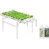 imageVIVOSUN Hydroponic Grow Kit and Plant Food Nutrients Base A401 ampamp B142 Bundle All Purpose Liquid Fertilizer Hydroponic Plant Food Supports Vegetative and Flowering Stages