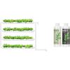 imageVIVOSUN WallMounted Hydroponic Grow Kit and Plant Food Nutrients Base A401 ampamp B142 Bundle All Purpose Liquid Fertilizer Hydroponic Plant Food Supports Vegetative and Flowering Stages