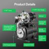 imageVIVOSUN 16 HP Shallow Well Pump with Pressure Tank NSF Certified 1320 GPH Stainless Steel Automatic Water Booster Jet Pump with Two Adapters for Home Garden Lawn16HP1320GPH With Tank