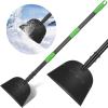 imageVIVOSUN 535quot Garden Shovel Adjustable Flat Shovel Multifunctional Shovel Heavy Duty Steel Floor Scraper with Long Handle Garden Tools for Weeding Digging Lawn Edging Ice Removal
