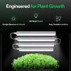 imageVIVOSUN T5 Grow Lights for Indoor Plants 5000K Full Spectrum 48W8 X 6W 1FT LED Plant Light Strip for Seed Starting Greenhouse Hydroponics SGS Compatible Linkable 8Pack1FT8 Pack