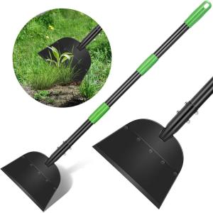 imageVIVOSUN 535quot Garden Shovel Adjustable Flat Shovel Multifunctional Shovel Heavy Duty Steel Floor Scraper with Long Handle Garden Tools for Weeding Digging Lawn Edging Ice Removal