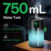 imageVIVOSUN AeroStream U075 USB Humidifier 750ml Cool Mist Mini Humidifier with 2 Mist Modes Auto ShutOff Smart Remote Control with VGrow Designed for Small Grow TentsVGrow