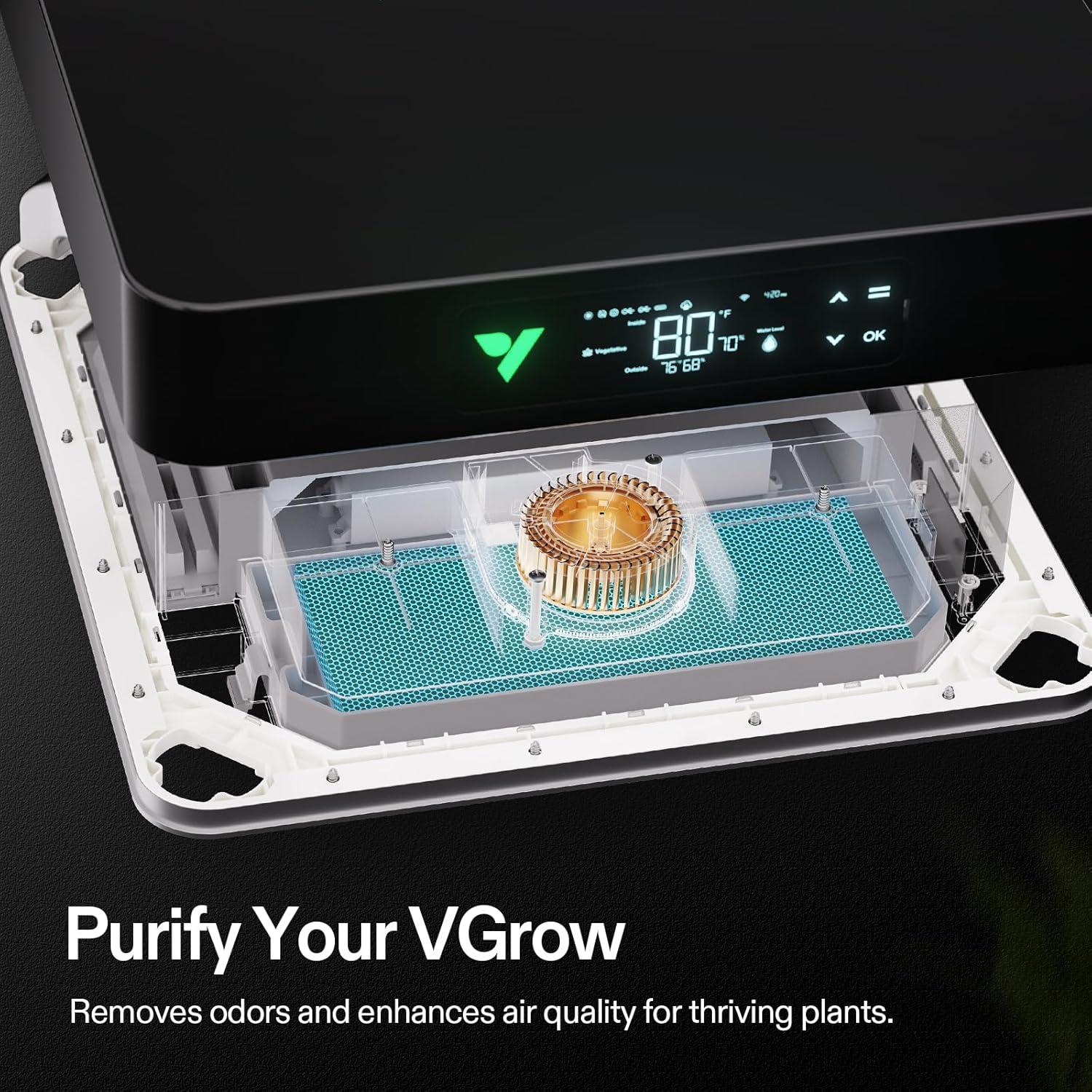 imageVIVOSUN OdorShield Filter Replacement for VGrow Smart Grow Box 2Pack