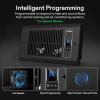 imageVIVOSUN Quiet Register Booster Fan 410 Smart Register Vent with Intelligent Thermostat Control Cooling Heating AC Vent Booster Fan BrownBlack