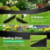 imageVIVOSUN Steel Landscape Edging 40 x 8 Inch 14 Gauge Galvanized Steel Garden Border Edging EasytoInstall Landscape Edging with Stakes Sealing Strips Gloves ampamp Hammer 6Pcs40 x 8 Inch  6pcs  Upgrade