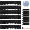 imageVIVOSUN Steel Landscape Edging 40 x 8 Inch 14 Gauge Galvanized Steel Garden Border Edging EasytoInstall Landscape Edging with Stakes Sealing Strips Gloves ampamp Hammer 6Pcs40 x 8 Inch  6pcs  Upgrade