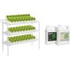 imageVIVOSUN Hydroponics Growing System 90 Plant Sites and Nutrients Base A ampamp B Bundle