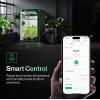 imageVIVOSUN AeroLush C08 Smart Air Conditioner 8000BTU 4in1 Function with Temperature ampamp Humidity Sensor Probe Smart Remote Control Designed for Growing Environments
