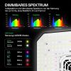 imageVIVOSUN AeroLight A150 Tunable Spectrum LED Grow Light 150W with Integrated Circulation Fan ampamp Growhub Controller E42A Compatible with App ampamp E25 4 x 2 Ft Coverage