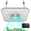 imageVIVOSUN AeroLight A150 Tunable Spectrum LED Grow Light 150W with Integrated Circulation Fan ampamp Growhub Controller E42A Compatible with App ampamp E25 4 x 2 Ft Coverage