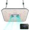imageVIVOSUN AeroLight A200 Tunable Spectrum LED Grow Light 200W with Integrated Circulation Fan ampamp Growhub Controller E42A Compatible with App ampamp E25 3 x 3 Ft Coverage