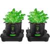 image:imageVIVOSUN 8Pack FlexFeed SelfWatering Pots Auto Irrigation Fabric Pot Base with Water Meter amp Maintenance Window for Use IndoorsOutdoors in Grow Tents Greenhouses Gardens4Pack Pots with Bags