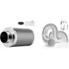 image:imageVIVOSUN 4 Inch Air Carbon Filter Smellines Control and 4 Inch 25 Feet Flex Air Aluminum Duct for Ventilation 2 Clamps Included Long HeavyDuty MultiLayer Dryer Hose Vent Kit Duct Fan Systems