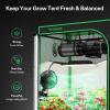 image:imageVIVOSUN AeroWave A6 Grow Tent Clip Fan 6 Auto Oscillating Fan Secure NonSlip Clamp Strong Air Circulating and Low Noise for Hydroponic Ventilation 2Pack2 Pack