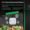 image:imageVIVOSUN 4in1 Sensor Temperature and Humidity Monitoring with CO and Light Detection CO Data VPD Tracking for Indoor Growing High Accuracy Compatible with GrowHub E42A4in1 Sensor