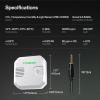 image:imageVIVOSUN 4in1 Sensor Temperature and Humidity Monitoring with CO and Light Detection CO Data VPD Tracking for Indoor Growing High Accuracy Compatible with GrowHub E42A4in1 Sensor