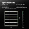 image:imageVIVOSUN LumaLight 320W LED Grow Light Full Spectrum Indoor Plant Light with Deep Canopy Penetration Smart Dimmable LED Bar Lamp for Vegetables Herbs Flowers 3x3ft Coverage GrowHub Compatible5x5 650W