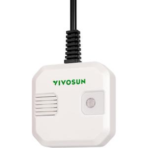 image:imageVIVOSUN 4in1 Sensor Temperature and Humidity Monitoring with CO and Light Detection CO Data VPD Tracking for Indoor Growing High Accuracy Compatible with GrowHub E42A4in1 Sensor