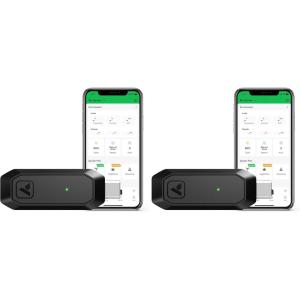image:imageVIVOSUN 4in1 Sensor Temperature and Humidity Monitoring with CO and Light Detection CO Data VPD Tracking for Indoor Growing High Accuracy Compatible with GrowHub E42AGrowHub E25 Pack of 2