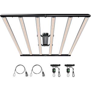 image:imageVIVOSUN LumaLight 320W LED Grow Light Full Spectrum Indoor Plant Light with Deep Canopy Penetration Smart Dimmable LED Bar Lamp for Vegetables Herbs Flowers 3x3ft Coverage GrowHub Compatible5x5 750W