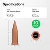 image:imageVIVOSUN 6Pack SelfWatering Spikes Hexagonal Terracotta Watering Stakes AutoWater Device Planter Insert for Indoor amp Outdoor Potted Plants10 Pack of 2