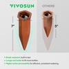 image:imageVIVOSUN 6Pack SelfWatering Spikes Hexagonal Terracotta Watering Stakes AutoWater Device Planter Insert for Indoor amp Outdoor Potted Plants6 Pack of 2